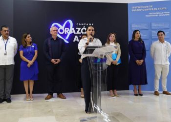 Inauguran la exposición “Destino: Libertad. La ruta de la trata de personas” en la Terminal 4 del Aeropuerto Internacional de Cancún