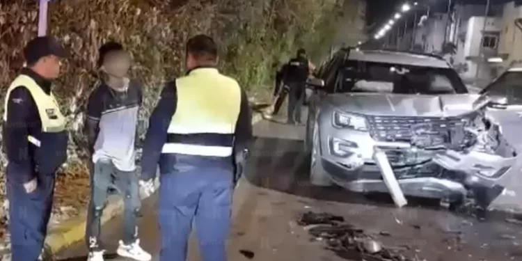 Choque en Playa del Carmen deja a tres menores heridos
