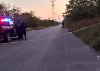 Hallan restos humanos en avenida Arco Norte de Cancún