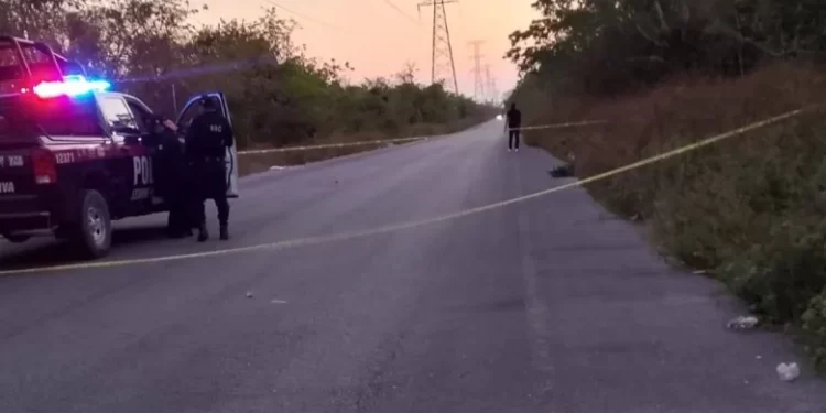 Hallan restos humanos en avenida Arco Norte de Cancún
