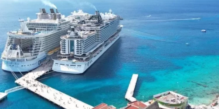 Invertirán 800 mdp en ampliación del muelle de cruceros en Cozumel