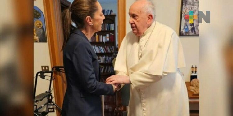 Sheinbaum lamenta muerte del papa Francisco: “Fue un gran humanista”