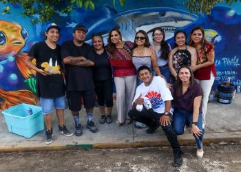 Realizan la Jornada Nacional de Tequios por la Paz y Contra las Adicciones en Cancún