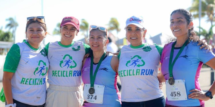 Realizan la primera carrera deportiva “Recicla Run” en Cancún