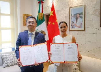 Ana Paty Peralta se reúne con el vicealcalde ejecutivo de Zhuhai, China, Sr. Yang Chuan
