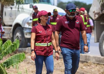 Ana Paty Peralta, realiza limpieza integral en la Avenida José López Portillo