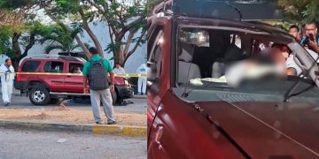 2 personas mueren en fatal choque de la Av. Kabah con Portillo en Cancún
