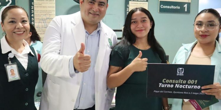 IMSS inicia horarios nocturnos en Playa del Carmen