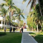 Incendio en Hotel Bahía Príncipe en Tulum: lobby con perdida total