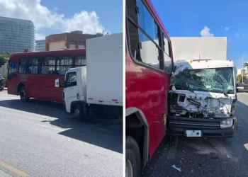 Accidente en el Boulevard Kukulcán deja tres lesionados en Cancún