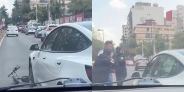 Asaltante finge ser atropellado para asaltar a un automovilista en la CDMX