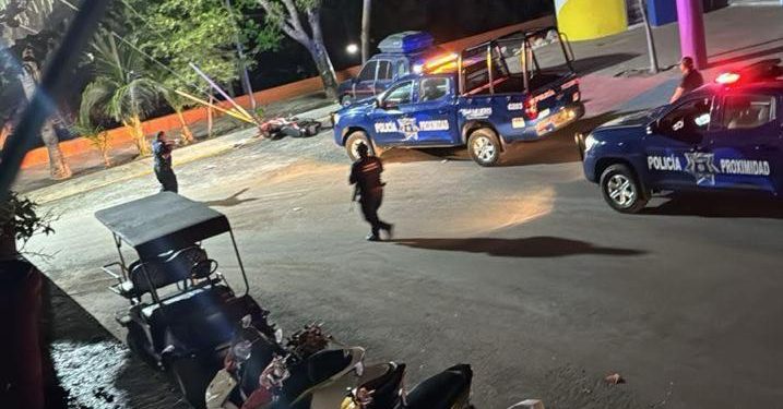 Balacera en Isla Mujeres deja sicarios muertos, herido grave y varios detenidos
