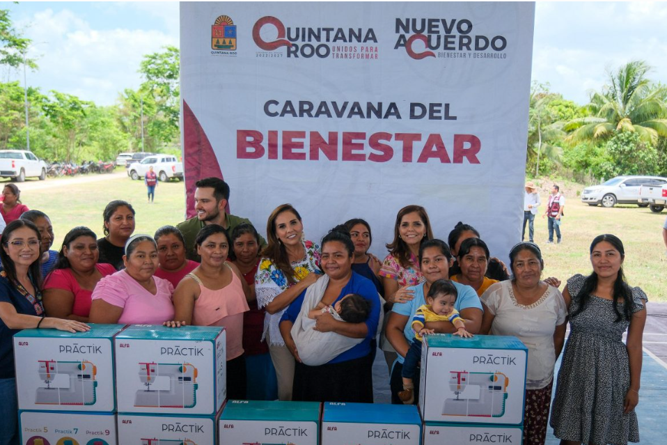 Caravana del Bienestar llega a Nuevo Canaán