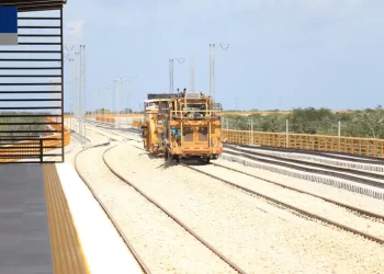 Construyen en Cancún la terminal multimodal de carga del Tren Maya