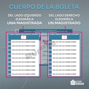 ¿Cómo votar en la Elección Judicial 2025?