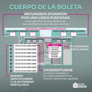 ¿Cómo votar en la Elección Judicial 2025?