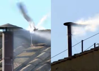 Habemus papam: Sale humo blanco en la Basílica de San Pedro