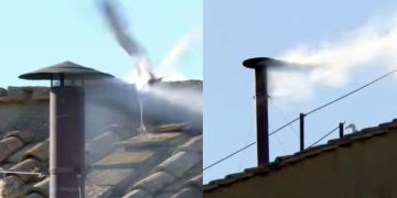 Habemus papam: Sale humo blanco en la Basílica de San Pedro