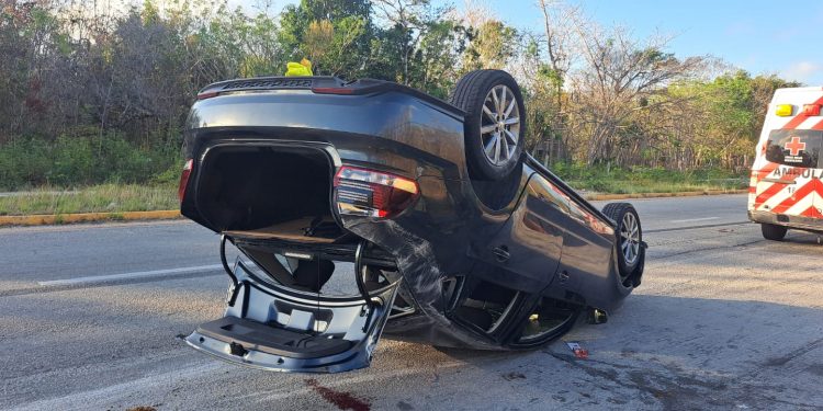 Accidente en Playa del Carmen deja Tres Heridos