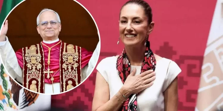 Sheinbaum felicita a Robert Prevost tras histórica elección papal
