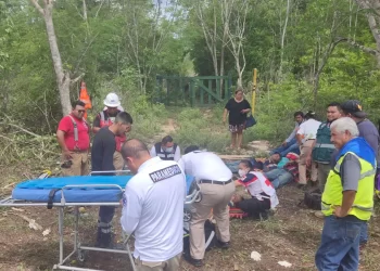 Trabajadores del Tren Maya Resultan Heridos en Chetumal