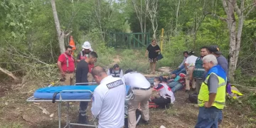 Trabajadores del Tren Maya Resultan Heridos en Chetumal