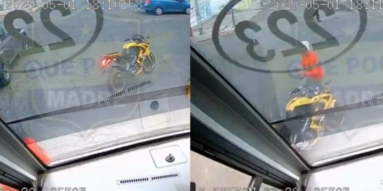 VIDEO: Chófer evita asalto dentro de un autobús en Toluca