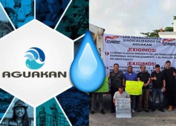 Aguakan rompe bloqueo sindical en Cancun