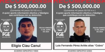 Quienes son los delincuentes mas buscados por la fiscalia de Cancun