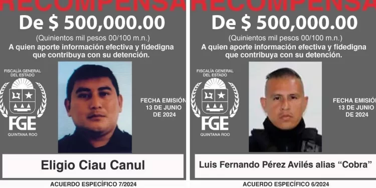 Quienes son los delincuentes mas buscados por la fiscalia de Cancun