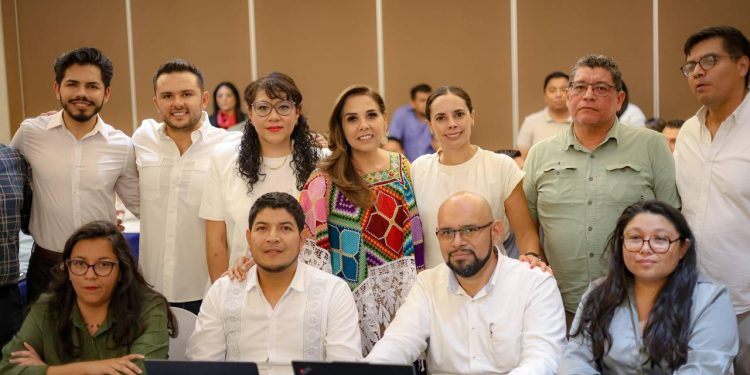 Ana Paty Peralta impulsa infraestructura social en Benito Juárez