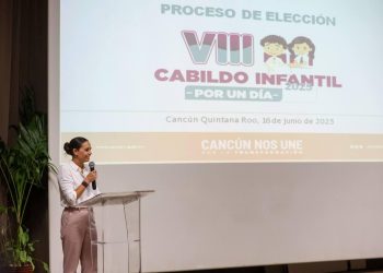 Ana Paty Peralta impulsa la democracia infantil en Cancún