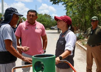 Ana Paty Peralta refuerza combate contra basureros clandestinos en Cancún
