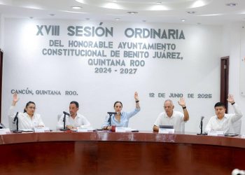 Ana Paty Peralta fortalece seguridad y educación en Cancún