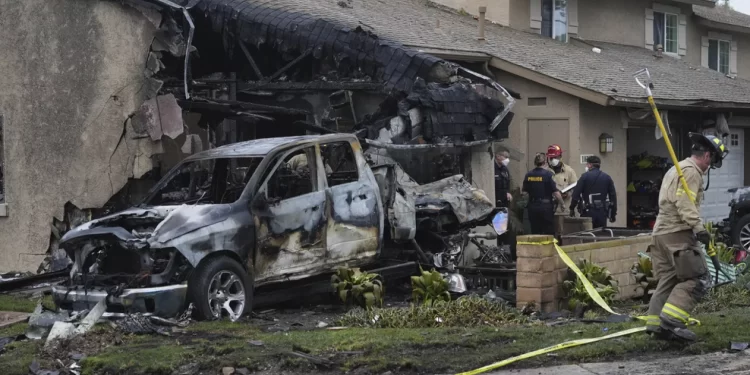 Accidente de avioneta en San Diego terror aéreo