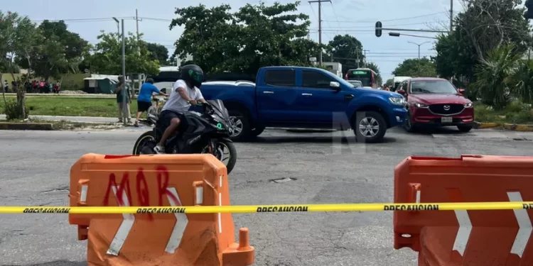 Reconstrucción de la avenida Kabah en Cancún