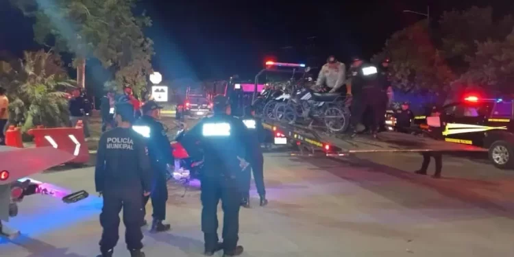 Aseguran Más de 30 Motos en Arrancones Nocturnos