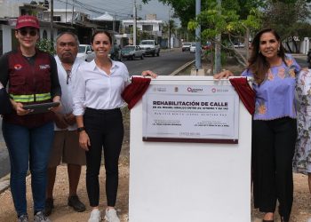 Rehabilitan avenida Miguel Hidalgo en Cancún