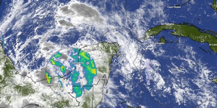 Lluvias fuertes azotarán Cancún toda la semana