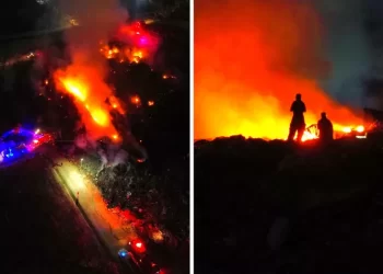 Incendio en el antiguo basurero de Cancún desata caos y alarma ciudadana