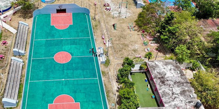 ¡Inauguración de la cancha Arco Iris en Cancún!