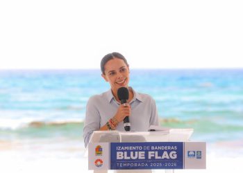 Cancún, capital de Blue Flag con 49 banderas para la temporada 2025-2026: Ana Paty Peralta