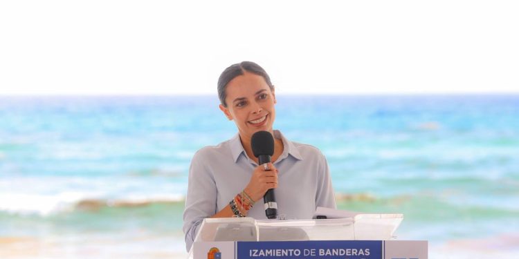 Cancún, capital de Blue Flag con 49 banderas para la temporada 2025-2026: Ana Paty Peralta