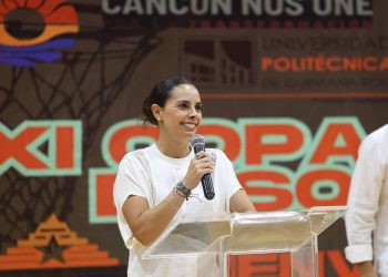 Inaugura Ana Paty Peralta la XI Copa Internacional de Basquetbol Cancún 2025
