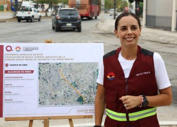 Inversión histórica en avenida Kabah, anuncia Ana Paty Peralta
