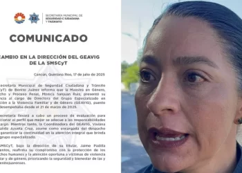Renuncia directora del GEAVIG en Cancún, confirma la SMSCyT