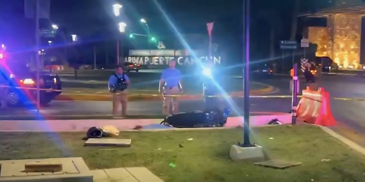 Tragedia en Cancún: Muere joven motociclista