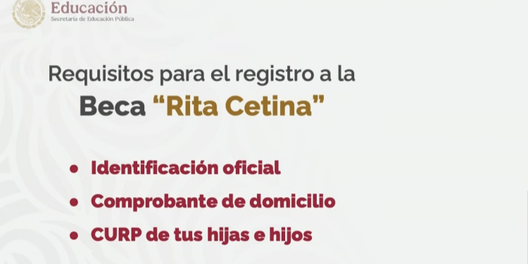 Beca Rita Cetina 2025: requisitos clave y documentos
