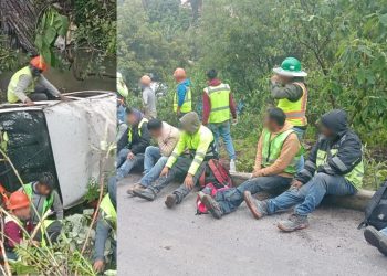 Camioneta cae a barranco en CDMX: milagroso rescate
