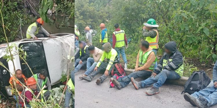 Camioneta cae a barranco en CDMX: milagroso rescate